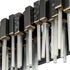 Varaluz Matrix 2 Light Bath Matte Blac French Gold Model: 309B02MBFG