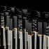 Varaluz Matrix 2 Light Bath Matte Blac French Gold Model: 309B02MBFG