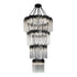 Varaluz Matrix 30 Light 4 Tier Chandelier Matte Model: 309C30MBFG