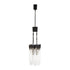 Varaluz Matrix 6 Light Linear Pendant Matte Blac Model: 309N06MBFG