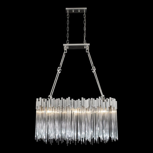 Varaluz Matrix 6 Light Linear Pendant Rainy Night Model: 309N06RN