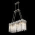 Varaluz Matrix 6 Light Linear Pendant Rainy Night Model: 309N06RN