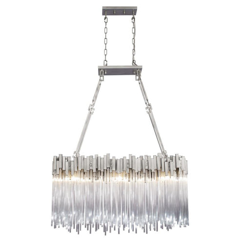 Varaluz Matrix 6 Light Linear Pendant Rainy Night Model: 309N06RN