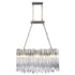 Varaluz Matrix 6 Light Linear Pendant Rainy Night Model: 309N06RN