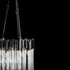 Varaluz Matrix 6 Light Pendant Matte Blac French Model: 309P06MBFG