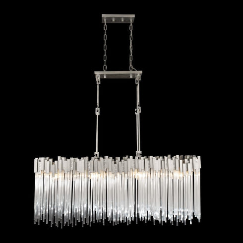 Varaluz Matrix 8 Light Linear Pedant Rainy Night Model: 309N08RN