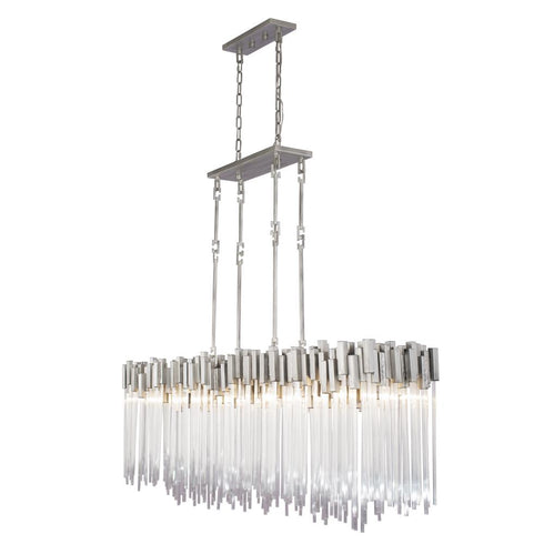 Varaluz Matrix 8 Light Linear Pedant Rainy Night Model: 309N08RN