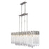 Varaluz Matrix 8 Light Linear Pedant Rainy Night Model: 309N08RN