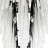 Varaluz Matrix 8 Light Linear Pendant Matte Blac Model: 309N08MBFG