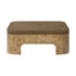 Varaluz McKinney Coffee Table Mushroom Oa Mappa Burl in Mushroom Oak/Mappa Burl Finish Model: 514TA44A