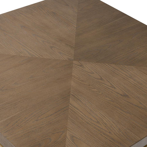 Varaluz McKinney Coffee Table Mushroom Oa Mappa Burl in Mushroom Oak/Mappa Burl Finish Model: 514TA44A