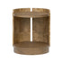 Varaluz McKinney Side Table Mushroom Oa Mappa Burl in Mushroom Oak/Mappa Burl Finish Model: 514TE20A