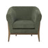 Varaluz Melrose Accent Chair Harvest Oa Green in Harvest Oak/Green Finish Model: 515CH32B