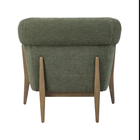 Varaluz Melrose Accent Chair Harvest Oa Green in Harvest Oak/Green Finish Model: 515CH32B