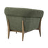 Varaluz Melrose Accent Chair Harvest Oa Green in Harvest Oak/Green Finish Model: 515CH32B