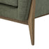 Varaluz Melrose Accent Chair Harvest Oa Green in Harvest Oak/Green Finish Model: 515CH32B