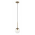 Varaluz Mid-Century Mid Century 1 Light Mini Pendant in Antique Brass Model: 612740