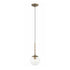 Varaluz Mid-Century Mid Century 1 Light Mini Pendant in Antique Brass Model: 612740