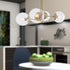 Varaluz Mid-Century Mid Century 4 Light Chandelier in Antique Brass Finish Model: 612700