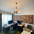 Varaluz Mid-Century Mid Century 6 Light Chandelier in Antique Brass Finish Model: 612720