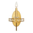 Varaluz Monroe 1 Light Sconce Antique Gold Model: 363W01AG