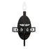 Varaluz Monroe 1 Light Sconce Carbon Model: 363W01CB