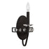 Varaluz Monroe 1 Light Sconce Carbon Model: 363W01CB