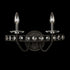 Varaluz Monroe 2 Light Crystal Bath Carbon Model: 363B02CB
