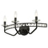 Varaluz Monroe 3 Light Crystal Bath Carbon Model: 363B03CB