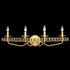 Varaluz Monroe 4 Light Crystal Bath Antique Gold Model: 363B04AG