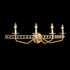 Varaluz Monroe 4 Light Crystal Bath Antique Gold Model: 363B04AG