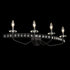 Varaluz Monroe 4 Light Crystal Bath Carbon Model: 363B04CB