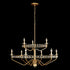 Varaluz Monroe 9 Light 2 Tier Chandelier Antique Model: 363C09AG