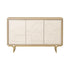 Varaluz Montage Credenza Light Oa Parchment Wood in Light Oak/Parchment Wood Finish Model: 522ST54A