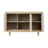 Varaluz Montage Credenza Light Oa Parchment Wood in Light Oak/Parchment Wood Finish Model: 522ST54A