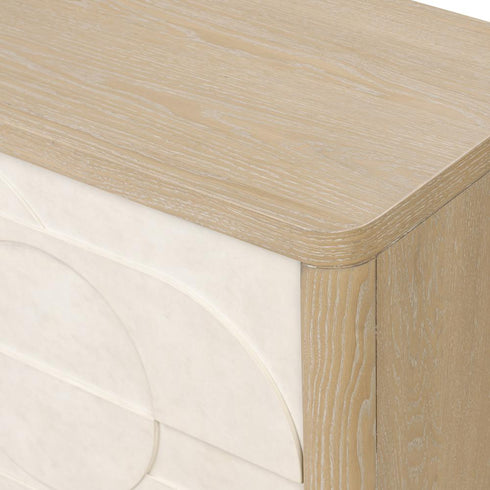Varaluz Montage Credenza Light Oa Parchment Wood in Light Oak/Parchment Wood Finish Model: 522ST54A
