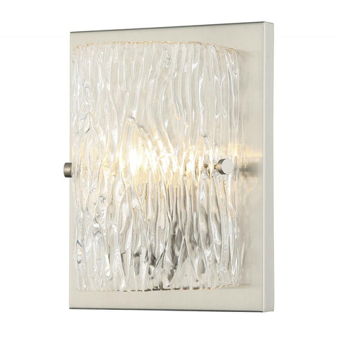 Varaluz Morgan 1 Light Sconce Brushed Nickel Model: 376W01BN