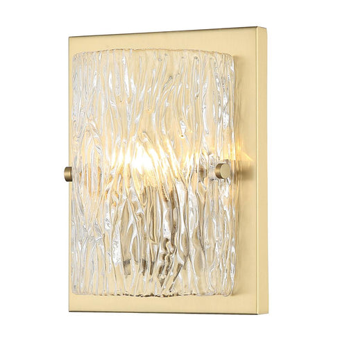Varaluz Morgan 1 Light Sconce Satin Brass Model: 376W01SB