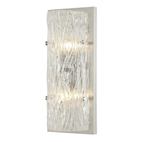 Varaluz Morgan 2 Light Sconce Brushed Nickel Model: 376W02BN