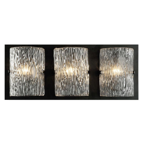 Varaluz Morgan 3 Light Bath Black Model: 376B03BL