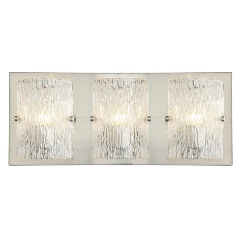 Varaluz Morgan 3 Light Bath Brushed Nickel Model: 376B03BN