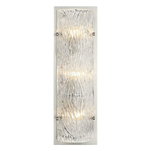 Varaluz Morgan 3 Light Sconce Brushed Nickel Model: 376W03BN