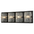 Varaluz Morgan 4 Light Bath Black Model: 376B04BL
