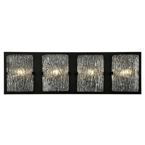 Varaluz Morgan 4 Light Bath Black Model: 376B04BL