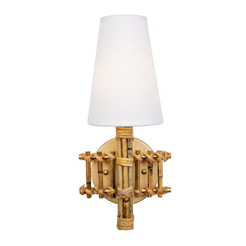 Varaluz Nevis 1 Light Sconce French Gold Model: 360W01FG