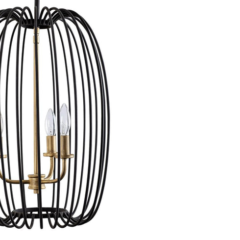 Varaluz Nico 3 Light Foyer Carbo Havana Gold Model: 375F03CBHG