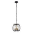 Varaluz Nico 3 Light Mini Pendant Carbo Havana Gold Model: 375M03CBHG