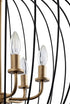 Varaluz Nico 6 Light Pendant Carbo Havana Gold Model: 375P06CBHG