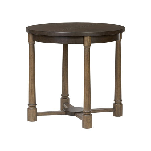 Varaluz Nob Hill Center Table Aged Barre Dark Brown Oak in Aged Barrel/Dark Brown Oak Finish Model: 516TN32A