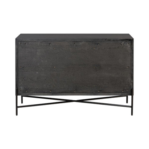 Varaluz Parker Credenza Blac Walnu White Ash Cherr Black Oak in Black/Walnut/White Ashe/Cherry/Black Oak Finish Model: 505ST48A